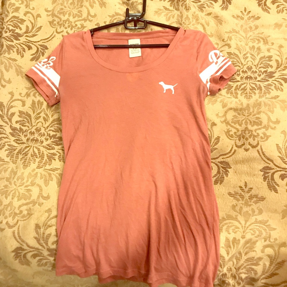 Victoria’s Secret pink t-shirt
